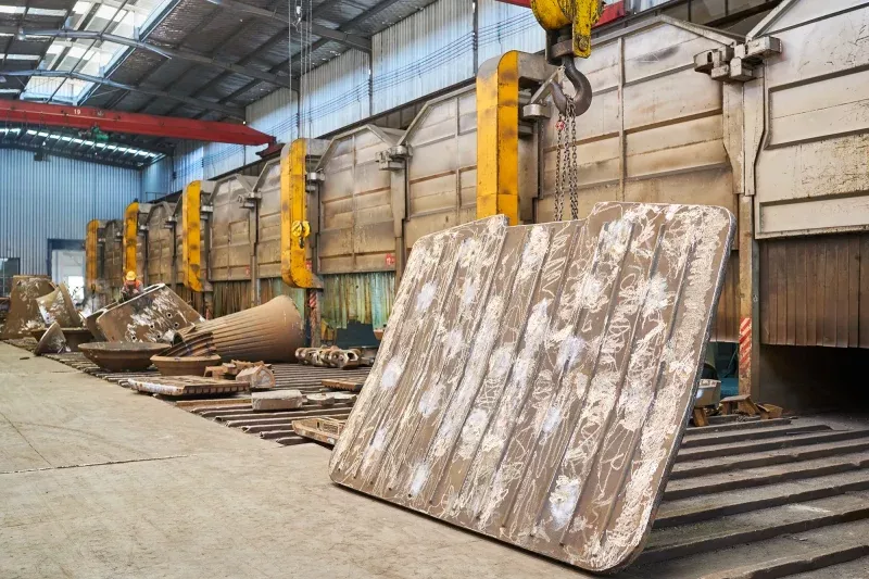 Base de godet pour pelle électrique